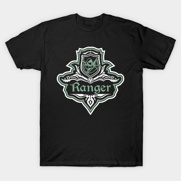 D&D Ranger Class Crest T-Shirt by Sunburst